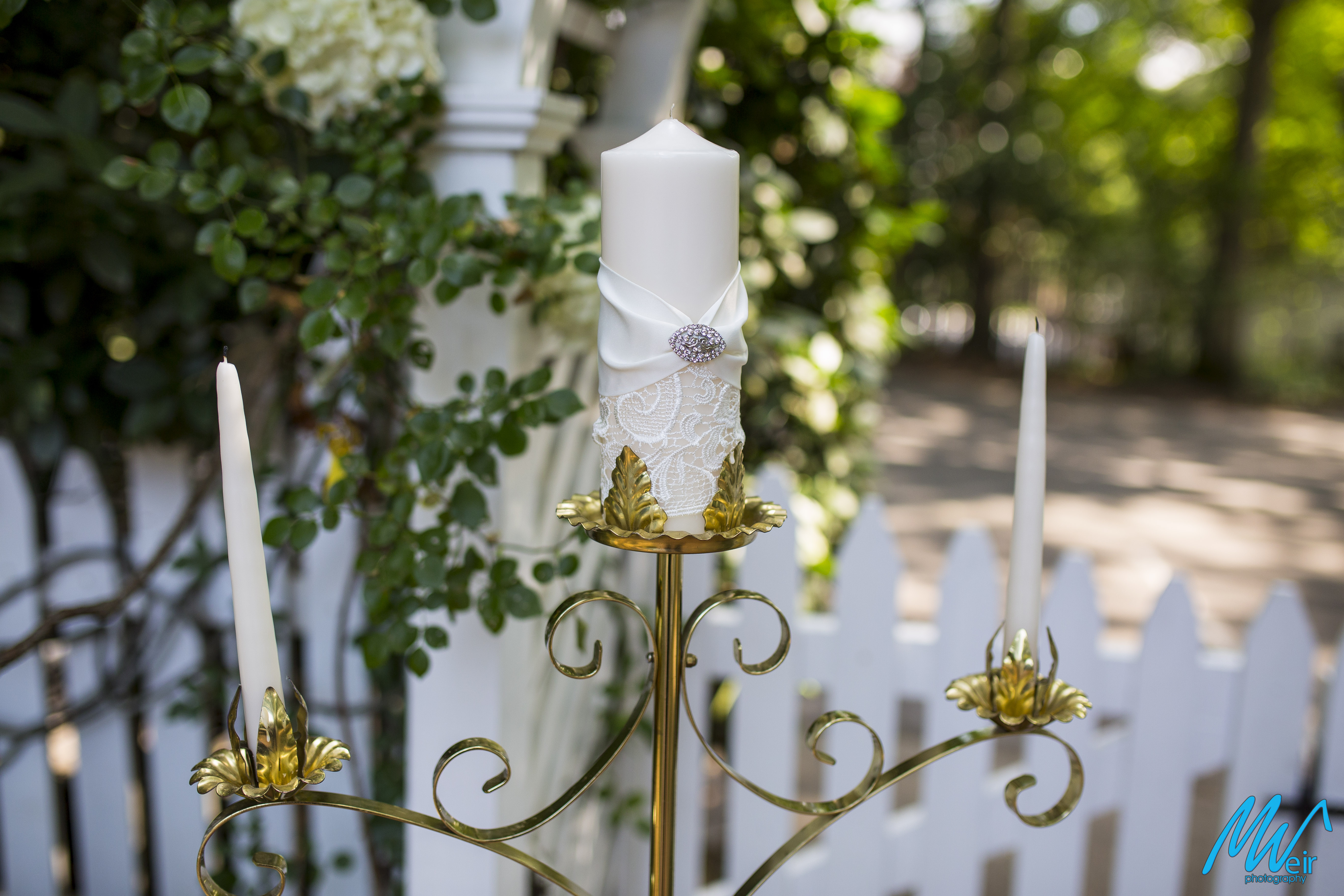 Unity Candle during wedding ceremony