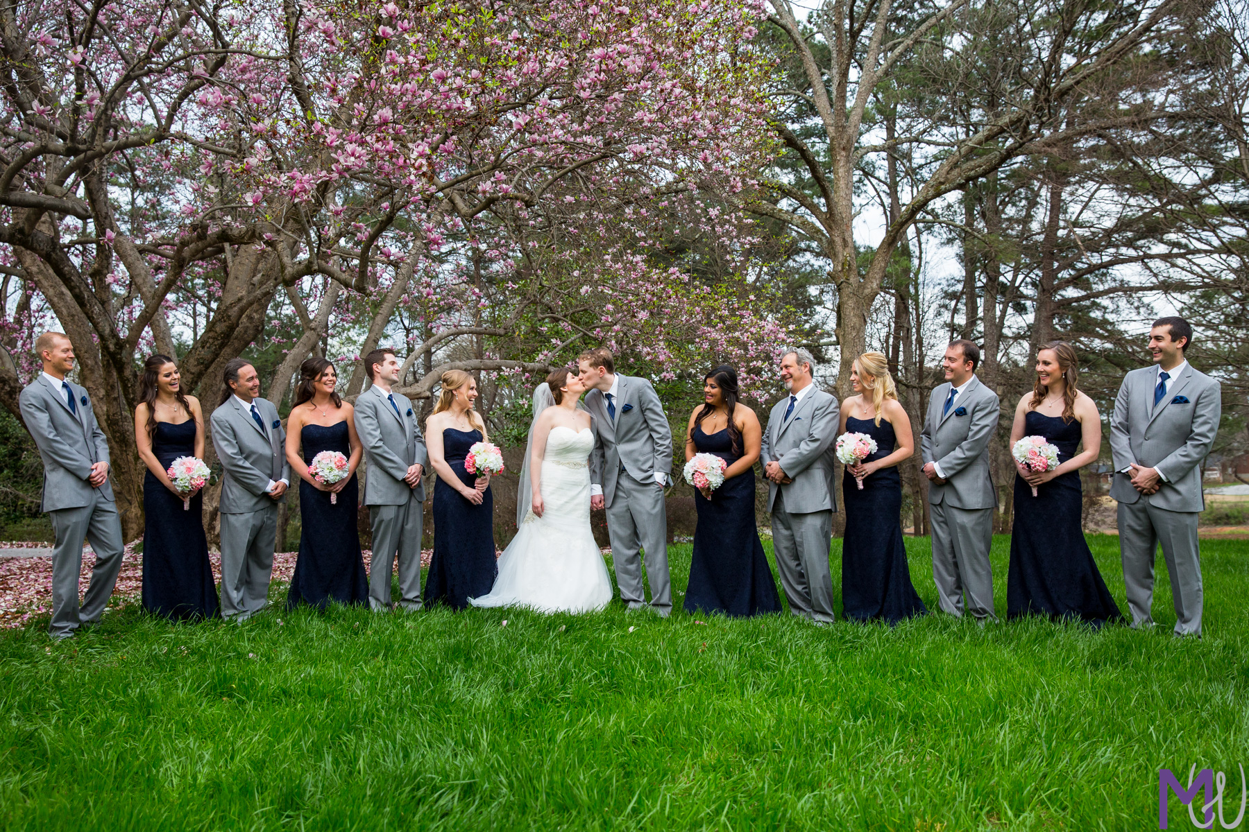 spring wedding at payne corely house