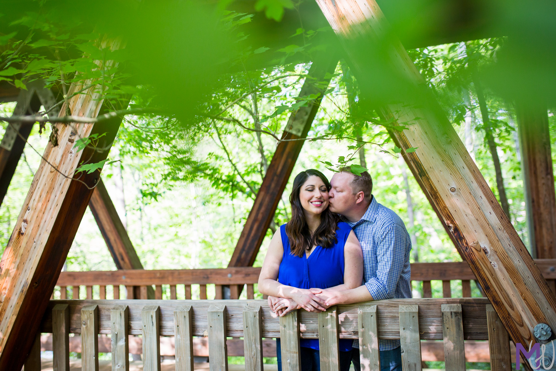 Engagement Photo Shoot at Roswell Mill