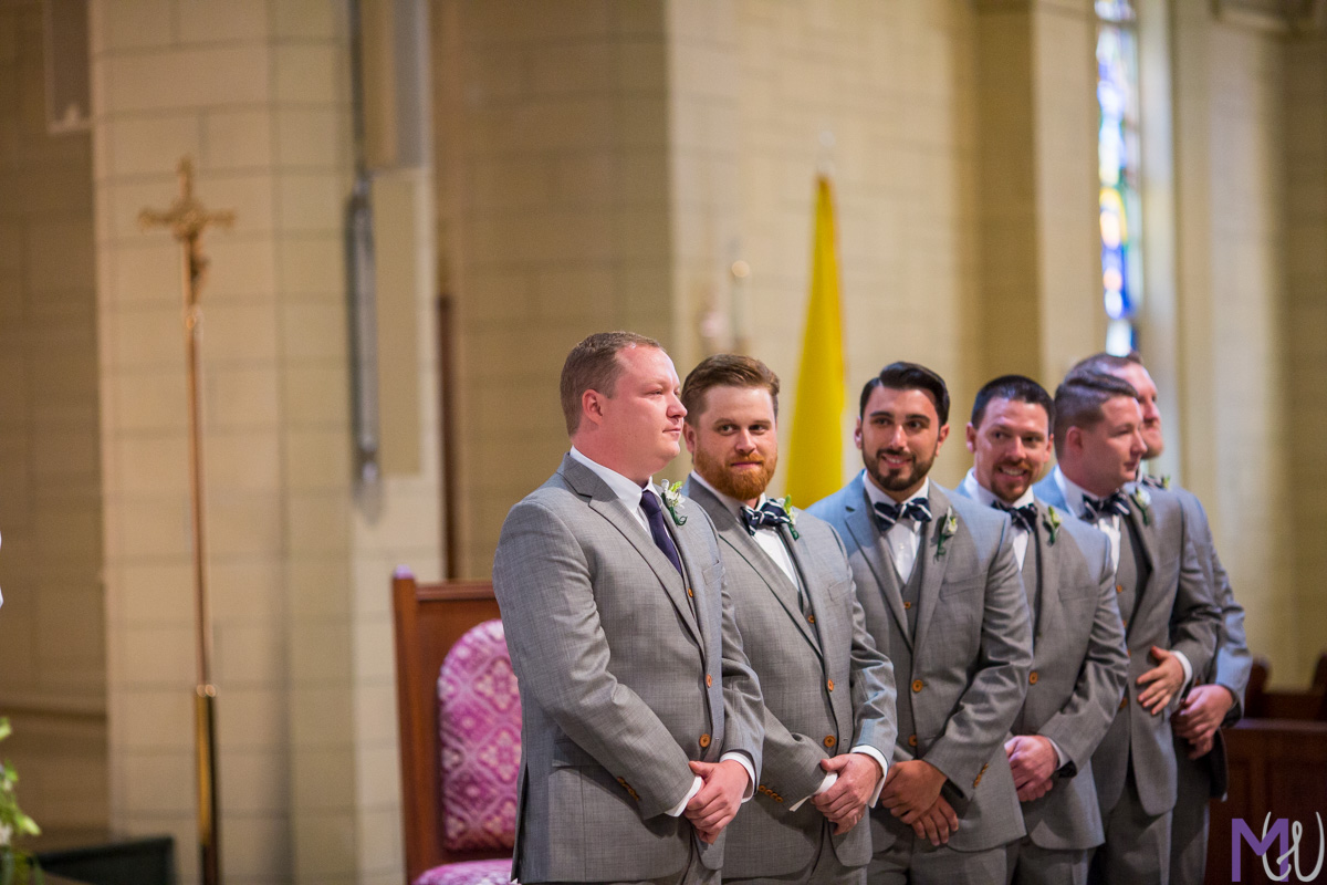 grooms face when bride walks down the aisle