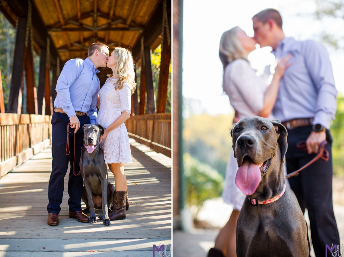 couple and their great dane