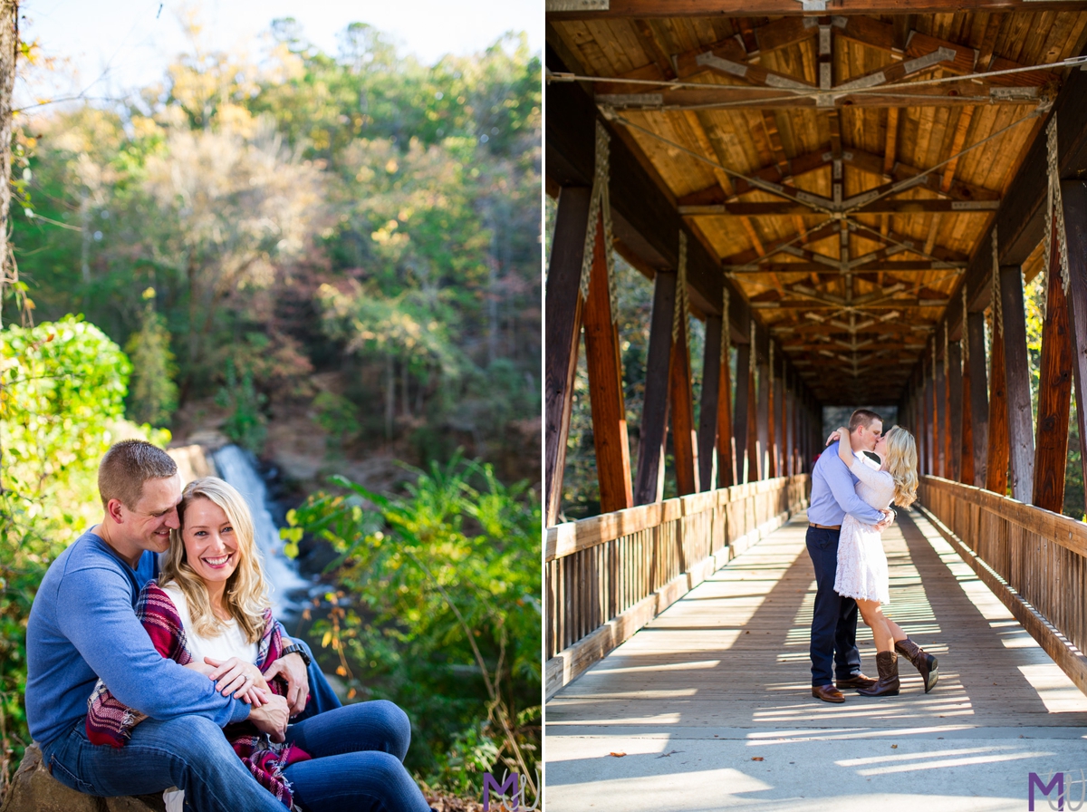 engagement photos at roswell mill