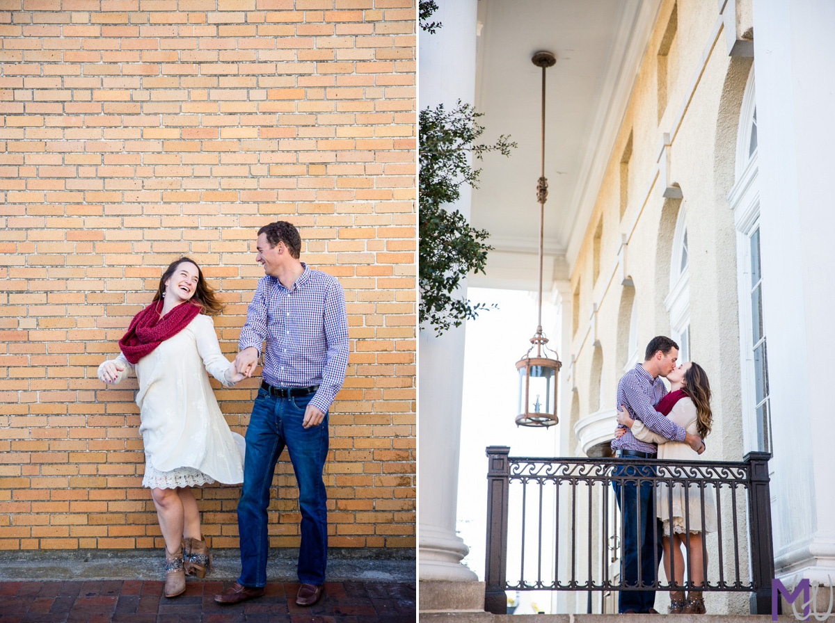 downtown marietta square engagement session