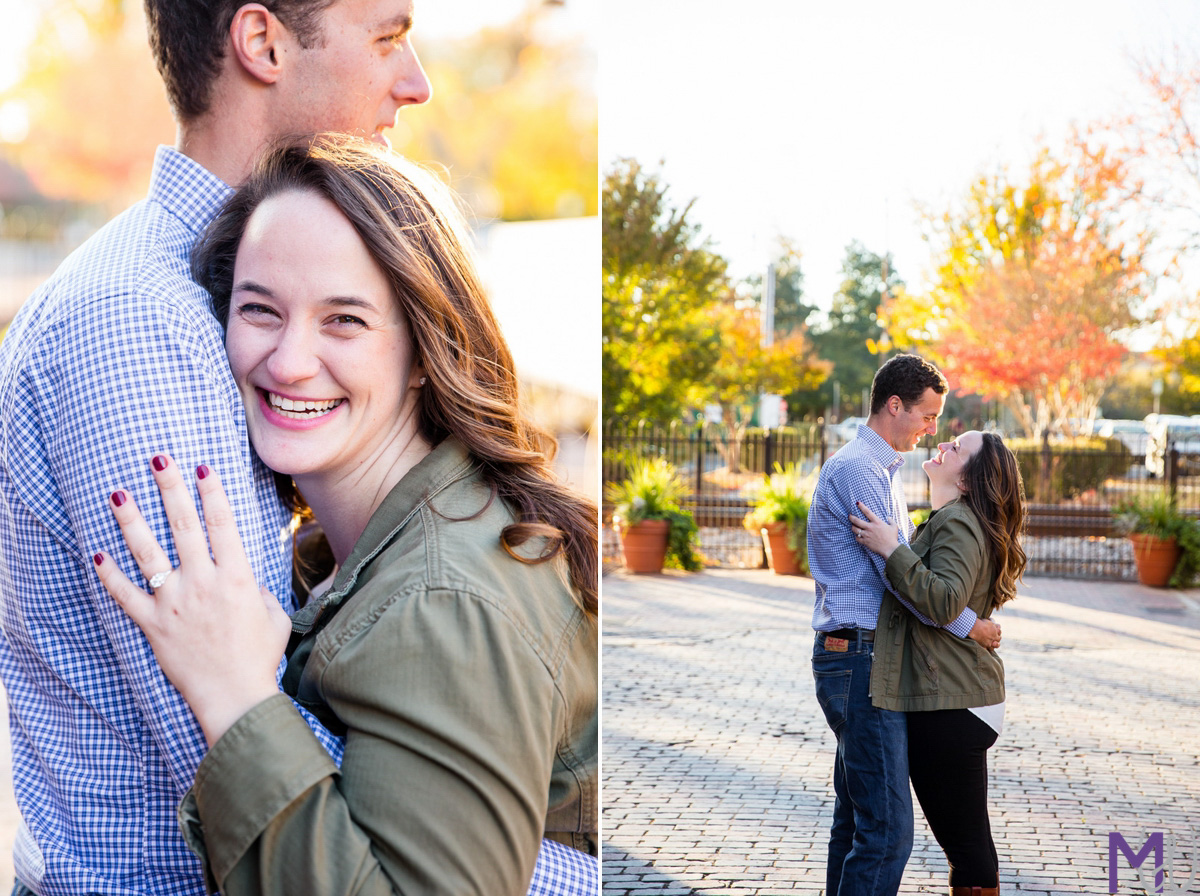 downtown marietta square engagement session