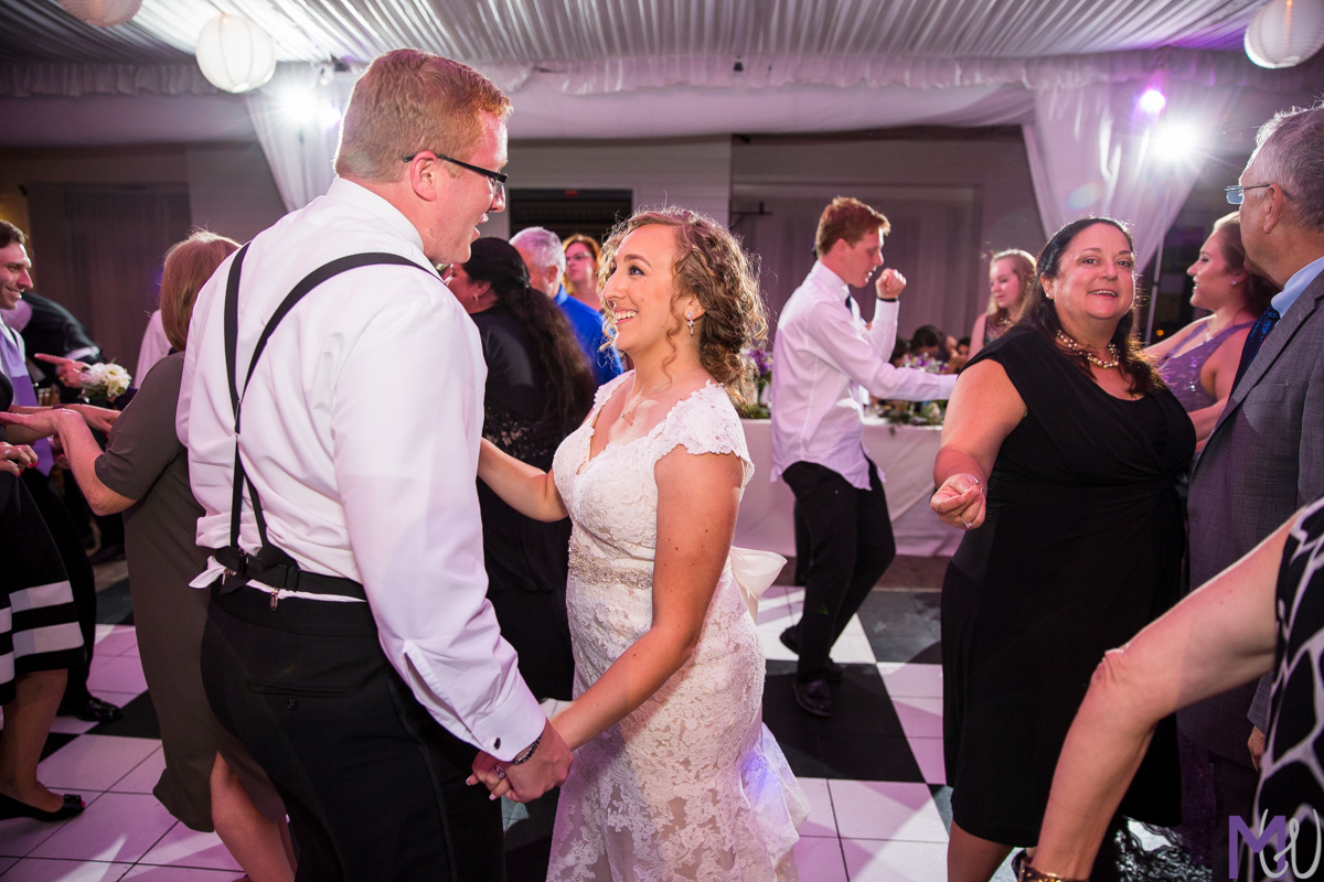 dancing during wedding reception