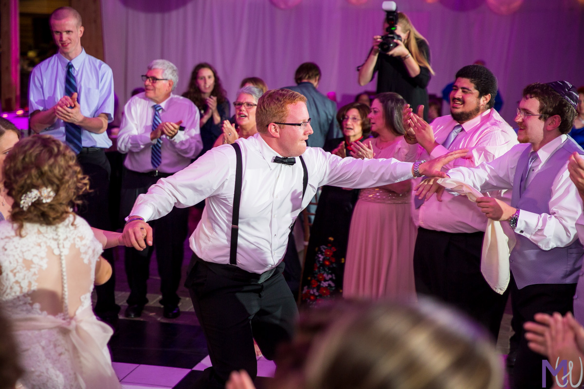 dancing during wedding reception