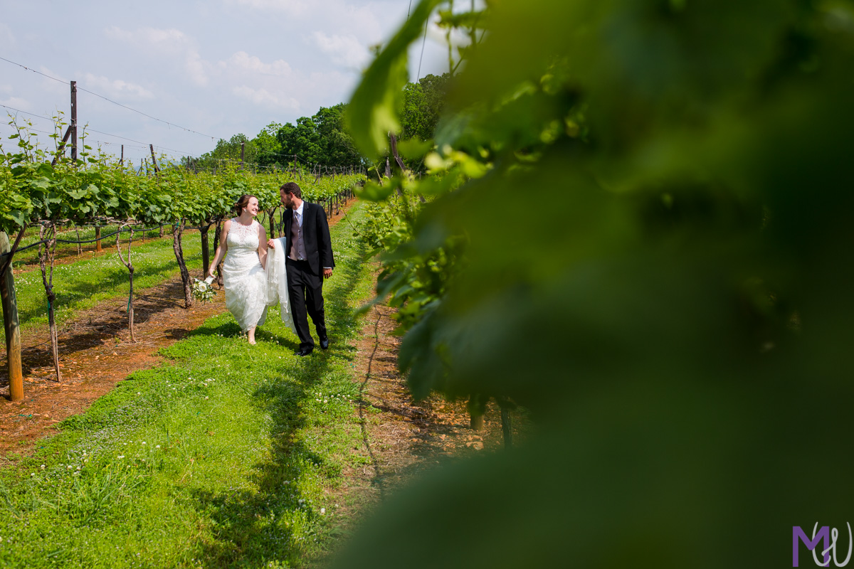 spring wedding at frogtown cellars winery in Dahlonega Georgia