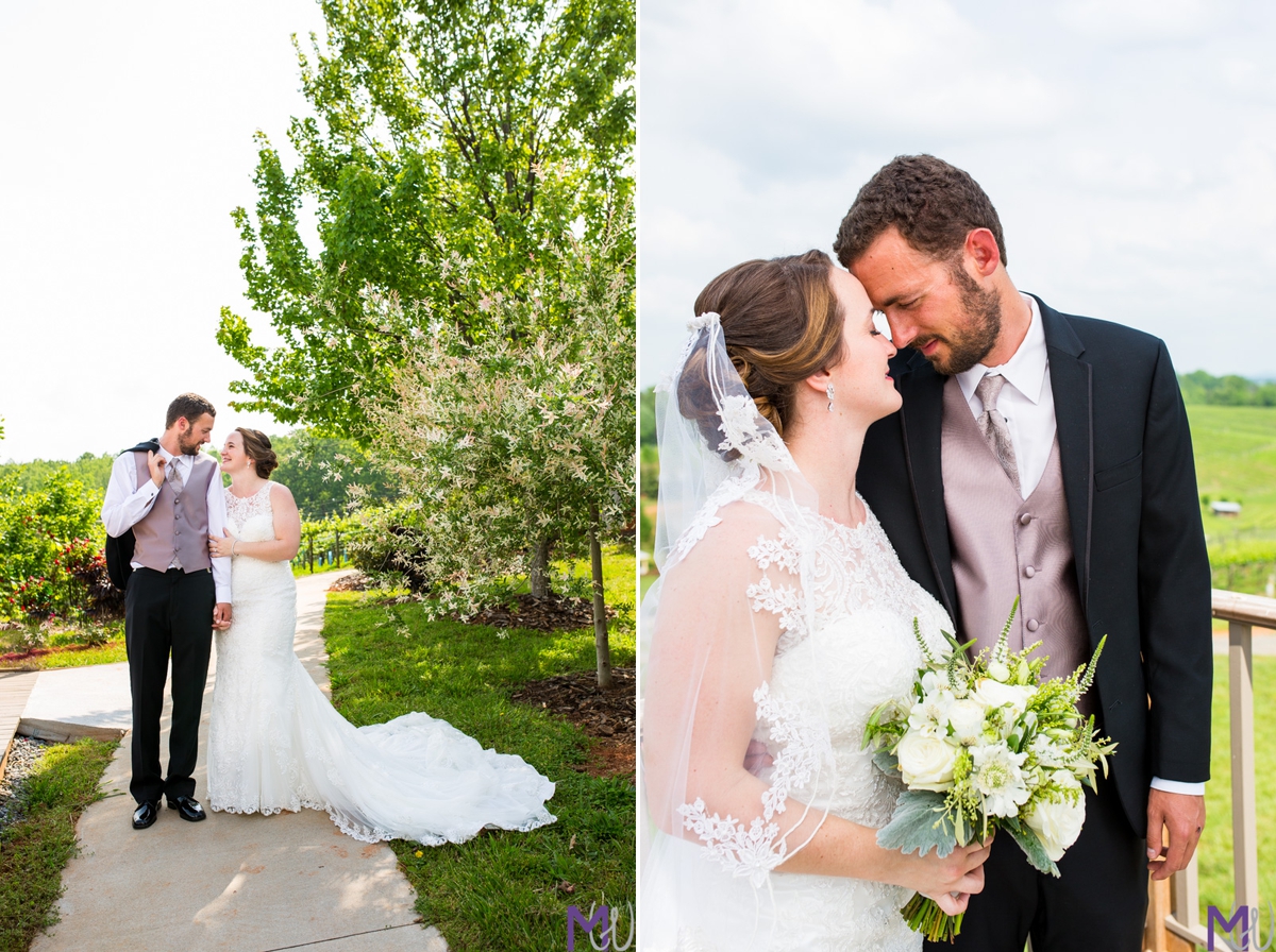 spring wedding at frogtown cellars winery in Dahlonega Georgia