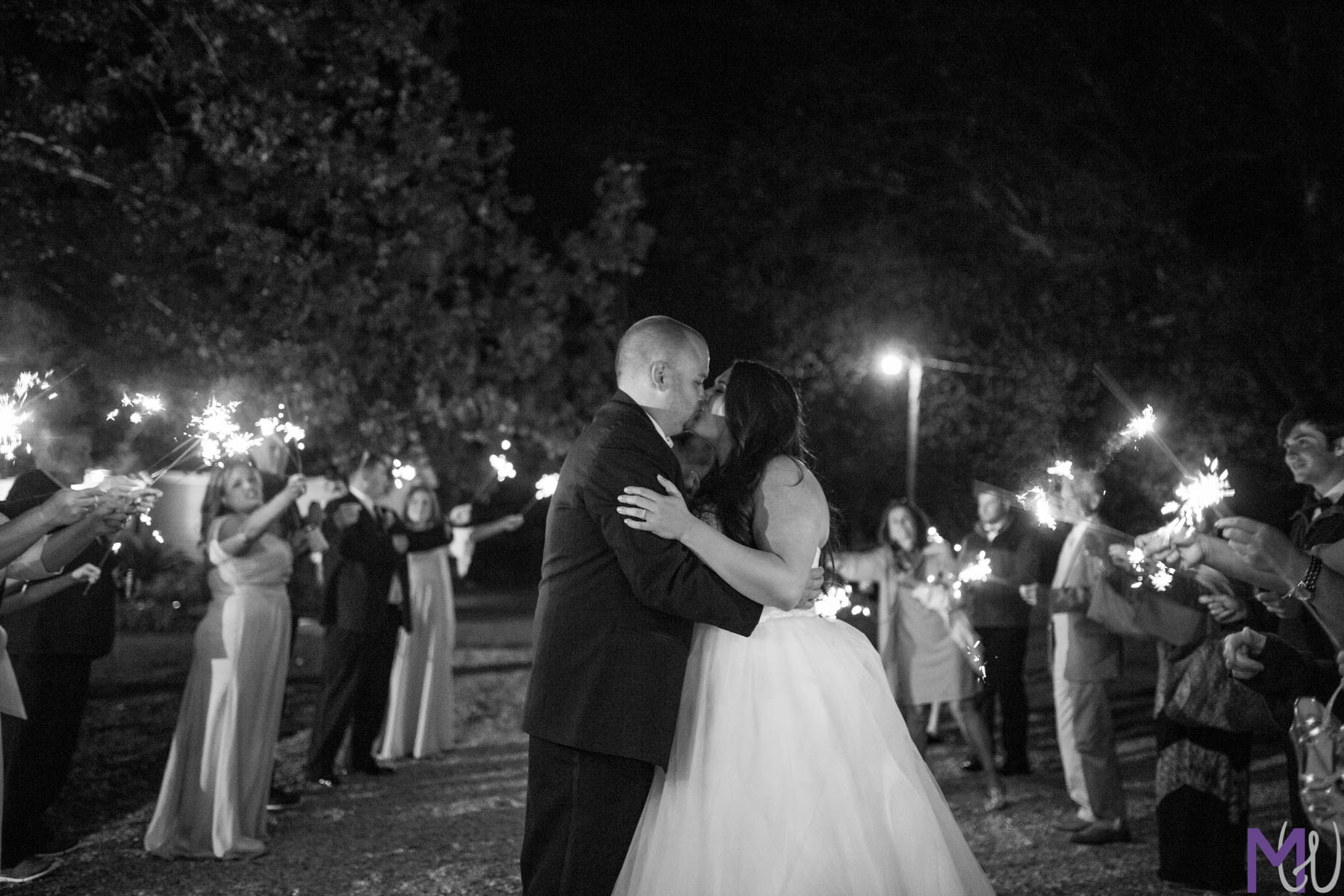 outdoor wedding under the trees in Athens, GA