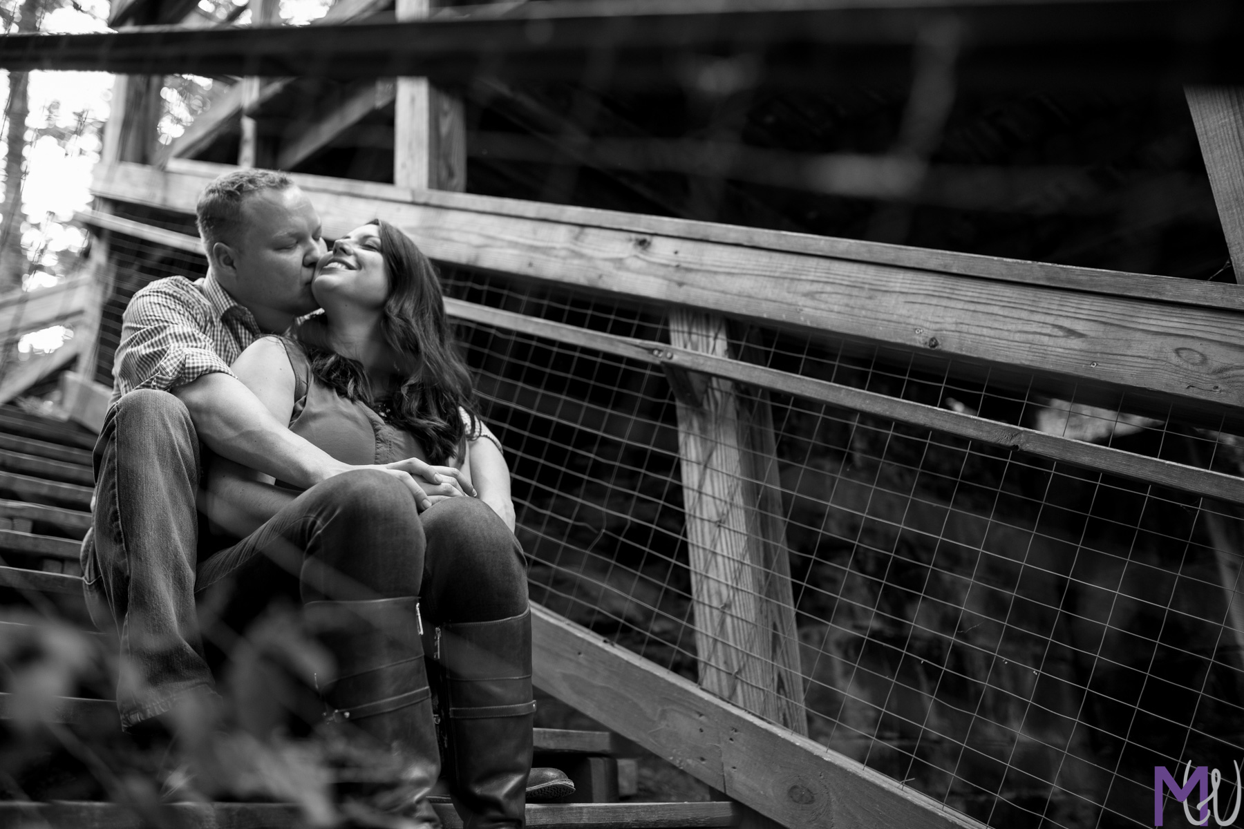 Engagement Photo Shoot at Roswell Mill